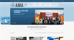 Desktop Screenshot of ahmedabadmedicalassociation.com